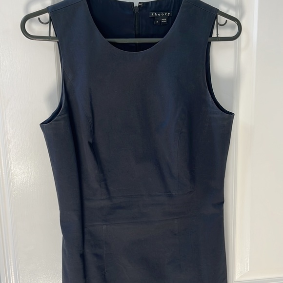 Navy Theory Shift Dress - Picture 3 of 4